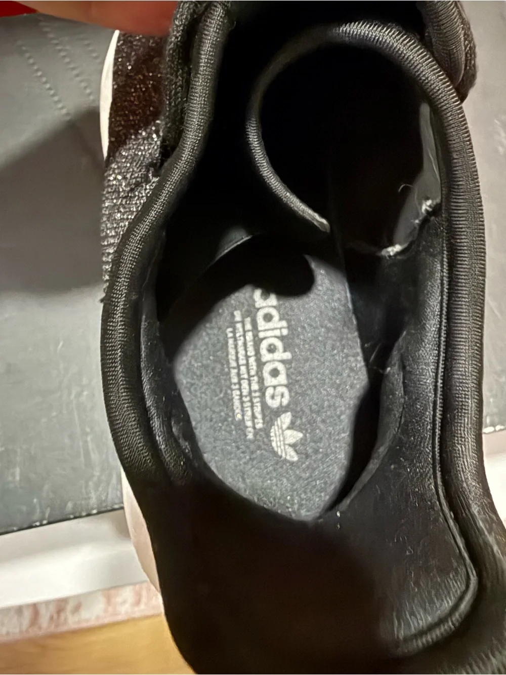 Adidas Black Tubular Doom sparkle Sneakers